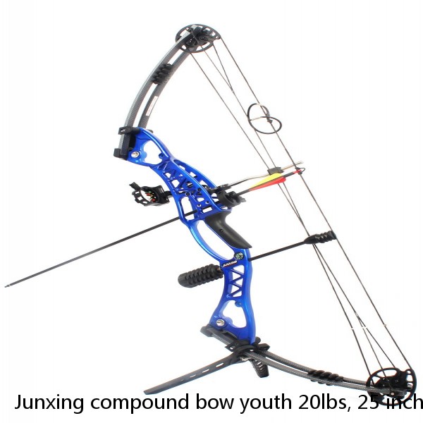 Junxing compound bow youth 20lbs, 25 inches draw length, used