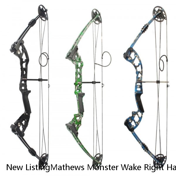 New ListingMathews Monster Wake Right Handed Compound Bow with 70# H32 Camo limbs