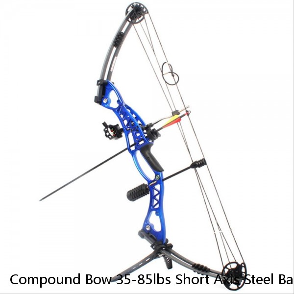 Compound Bow 35-85lbs Short Axis Steel Ball 500FPS Archery Arrow Hunting Fishing