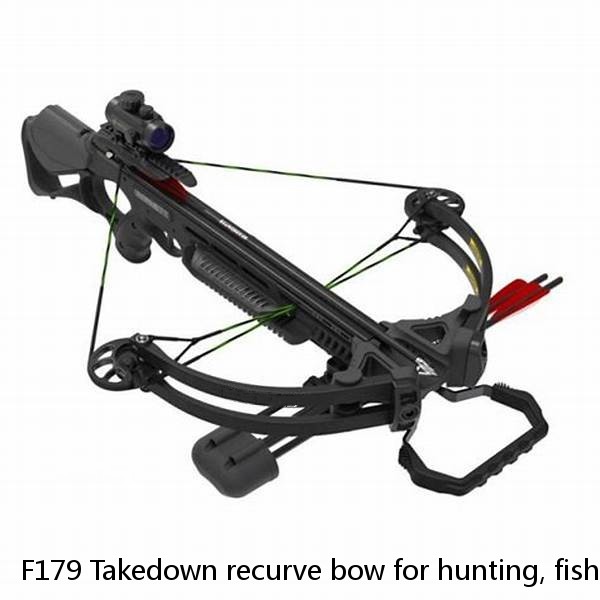 F179 Takedown recurve bow for hunting, fishing bow, bogens