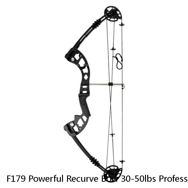 F179 Powerful Recurve Bow 30-50lbs Professional Hunting Bow Archery Suit for Outdoor Hunting Shooting Practice