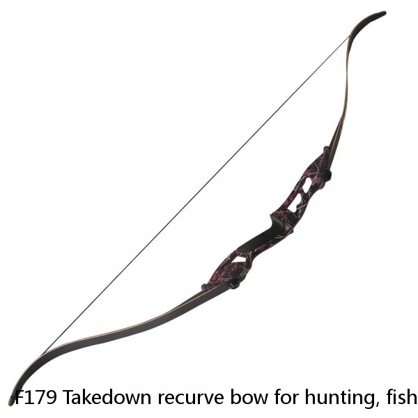 F179 Takedown recurve bow for hunting, fishing bow, bogens