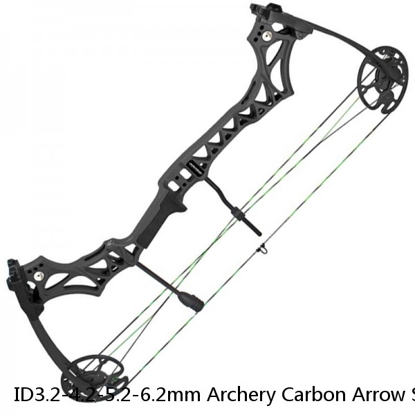 ID3.2-4.2-5.2-6.2mm Archery Carbon Arrow Shaft for Compound and Recurve Bow Hunting Arrows Pinals