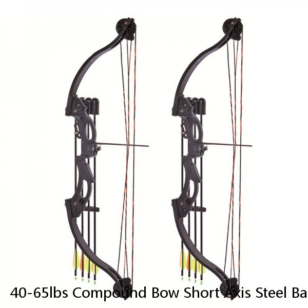 Junxing m106 target compound bow Short Axis Steel Ball Arrows Hunting Fishing Archery