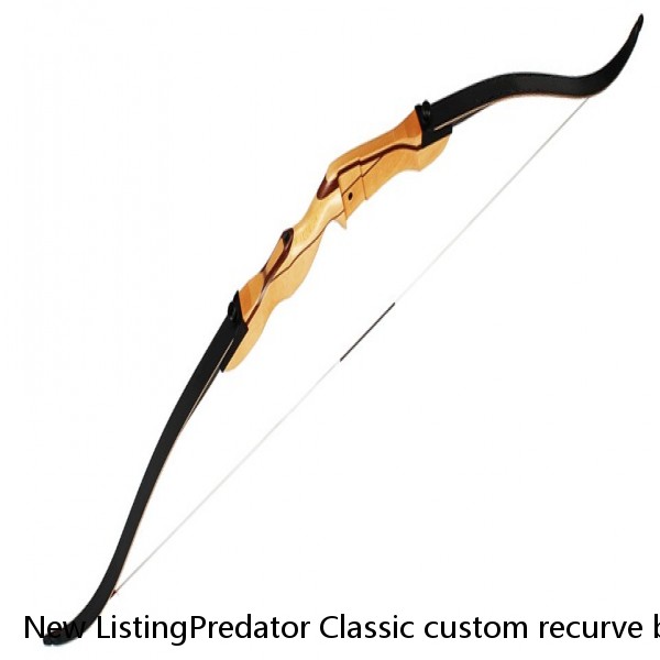 New ListingPredator Classic custom recurve bow RH 62"