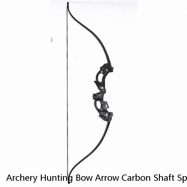Archery Hunting Bow Arrow Carbon Shaft Spine 250-1300 ID3.2-4.2-5.2-6.2mm Feather Vanes Compound Recurve Arrows