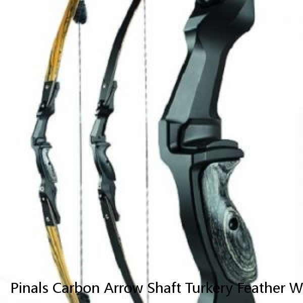 Pinals Carbon Arrow Shaft Turkery Feather Wood skin Compound Recurve Bows Arrows