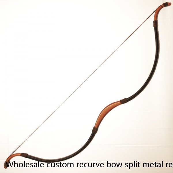 Wholesale custom recurve bow split metal recurve bow pound adjustable archery practice bow and arrow equipment