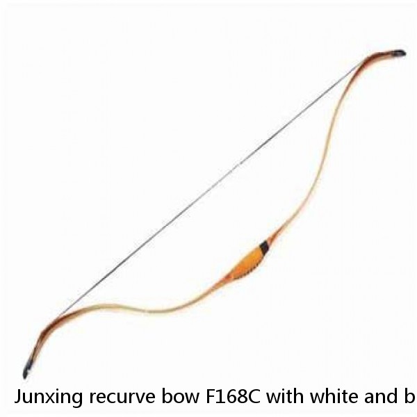 Junxing recurve bow F168C with white and black color limbs factory price