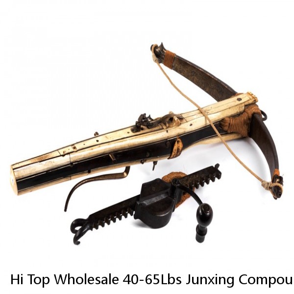 Hi Top Wholesale 40-65Lbs Junxing Compound Bow Set Youth Archery Compound Bow Real Bow And Arrow Charm