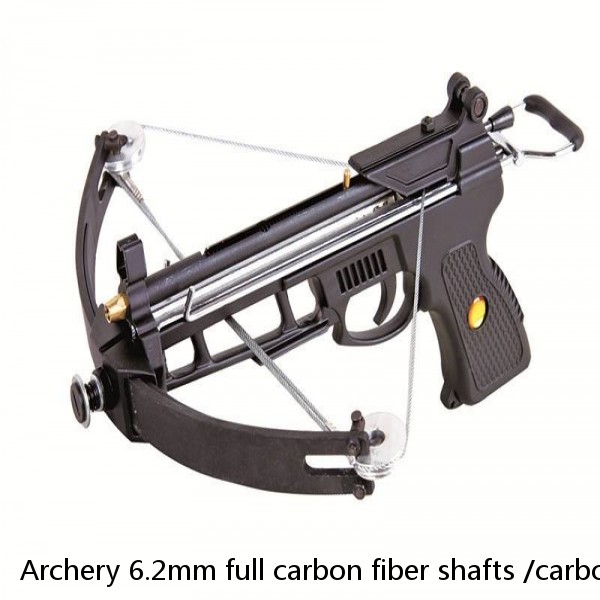 Archery 6.2mm full carbon fiber shafts /carbon fiber arrow for hunting