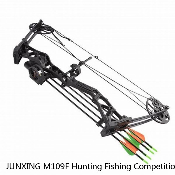 JUNXING M109F Hunting Fishing Competition Compound Bow Set for shooting Archery Arrow 30-60lbs Aluminum Riser Laminated Limbs Sa