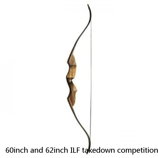 60inch and 62inch ILF takedown competition recurve bow Aluminum alloy riser outdoor amercial hunting bow kit